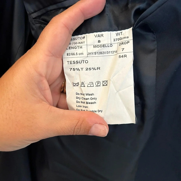 ! Balmain slim fit black  men’s blazer jacket sz 54R - Picture 11 of 12